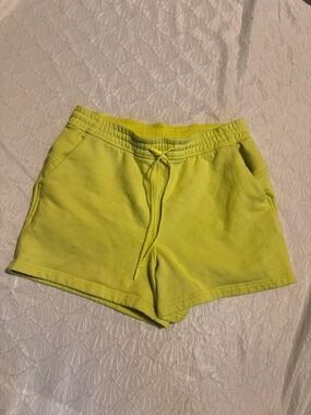 lululemon athletica Neon Yellow Cargo-Style Women’s Shorts
